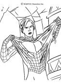 La tranformaci�n - Colorear - SUPERHEROES: dibujos para colorear - Spiderman para colorear