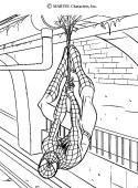 Spiderman al rev�s - Colorear - SUPERHEROES: dibujos para colorear - Spiderman para colorear