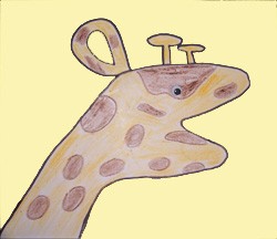 Dibujar una jirafa - Dibujar Dibujos - Aprender cómo dibujar paso a paso - Dibujar dibujos ANIMALES - Dibujar animales CON TU MANO