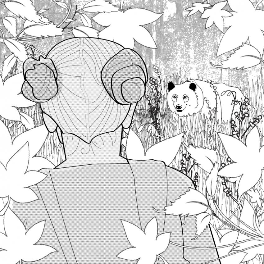 Coloriage de l'ours - Coloriage - Coloriages et images du Renard et l'Enfant