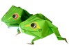 Rana de papel - Actividades - Fabricar con tus manos - Papiroflexia - Origami - Papertoys - Papiroflexia 2D - SENCILLO - Origami