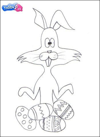 Aprender a dibujar : Conejo de Pascua
