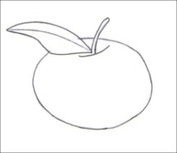 Aprender a dibujar dibuja una manzana 