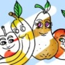 Frutas y verduras: dibujos para pintar - LA NATURALEZA: dibujos para colorear - Colorear