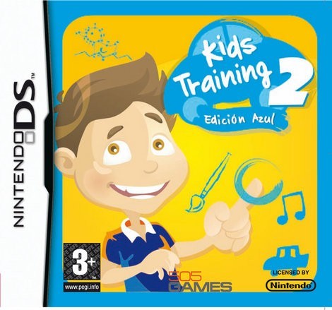 Kids Training 2 Azul DS - Juegos divertidos - CONSOLAS Y VIDEOJUEGOS