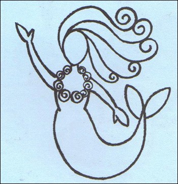 Aprender a dibujar : Dibuja una sirena