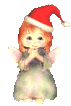 Dibujos gifs ANGELES DE NAVIDAD