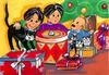 Ilustraci�n infantil Navidad REGALOS NAVIDE�OS - Dibujos - Imagenes para ni�os - Imagenes infantiles NAVIDAD