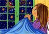 Ilustraci�n infantil Navidad NI�A SUE�A - Dibujos - Imagenes para ni�os - Imagenes infantiles NAVIDAD