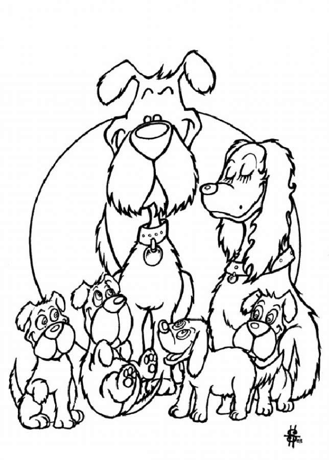 Dibujos Para Colorear La Familia Perro Fox Terrier Eshellokidscom