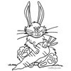 Colorear CONEJOS - Dibujos para colorear ANIMALES - Colorear