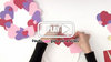 Video manualidades San Valentin CORONA DE CORAZONES