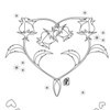 Colorear CORAZON - FIESTAS: dibujos para colorear - Colorear