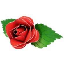 Regalo manual BOTON DE ROSA - Manualidades para niños - SAN VALENTIN manualidades infantiles - Regalos para SAN VALENTIN