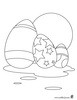 Dibujo para colorear gratis HUEVOS - Colorear - Dibujos para colorear PASCUA - Dibujos para colorear gratis PASCUA 