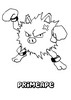 Dibujo Pokemon Primeape - Colorear - Dibujos para colorear PERSONAJES FAMOSOS - Dibujos para colorear POKEMON - Dibujos para pintar POKEMON LUCHA