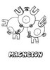 Dibujo Pokemon Magneton - Colorear - Dibujos para colorear PERSONAJES FAMOSOS - Dibujos para colorear POKEMON - Dibujos para pintar POKEMON