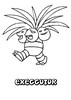 Dibujo Pokemon Exeggutor - Dibujos para Colorear y Pintar - Dibujos para colorear MANGA - Dibujos para colorear POKEMON - Dibujos para colorear POKEMON PLANTA