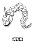 Dibujo Pokemon Onix - Dibujos para Colorear y Pintar - Dibujos para colorear MANGA - Dibujos para colorear POKEMON - Dibujos para pintar POKEMON ROCA