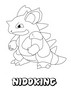 dibujo Pokemon Nidoking - Dibujos para Colorear y Pintar - Dibujos para colorear MANGA - Dibujos para colorear POKEMON - Dibujos para colorear POKEMON VENENO
