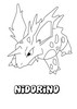 Dibujo Pokemon Nidorino