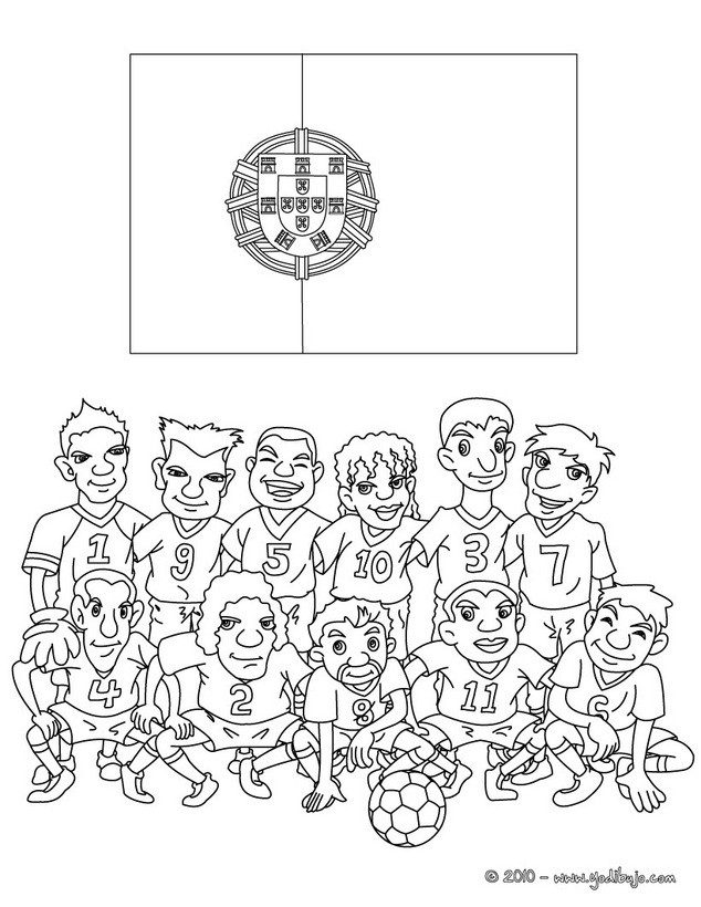 Dibujo del EQUIPO PORTUGAL