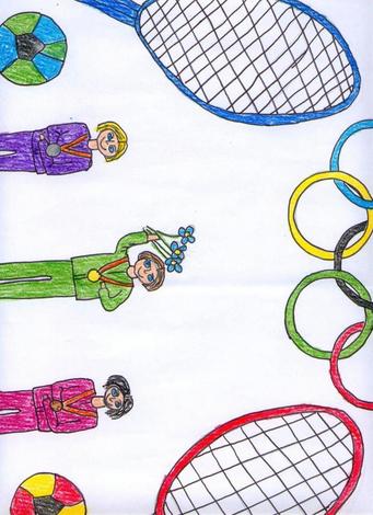 Medallas olimpcias (Cristina Blanco, 6 años)