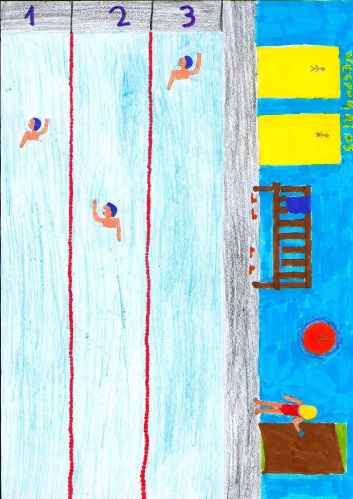 100m natacion (Monica Silva, 9 años)