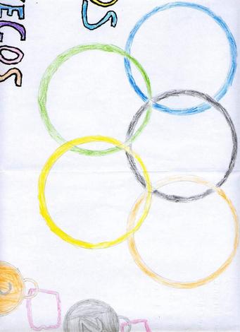 Simbolos olimpicos (Pablo Souto, 6 años)
