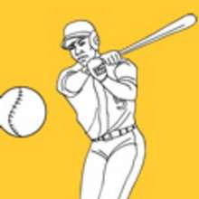 Dibujos de BEISBOL para colorear - Dibujos para colorear DEPORTES - Dibujos para Colorear y Pintar