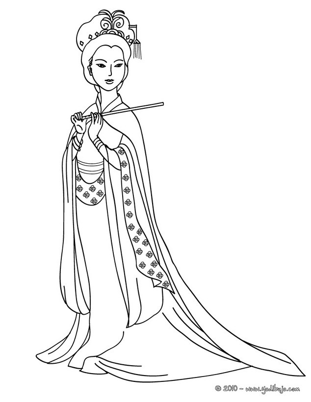 dibujos chinos para colorear