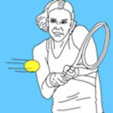 Dibujos de TENIS para colorear - Dibujos para colorear DEPORTES - Dibujos para Pintar y Colorear