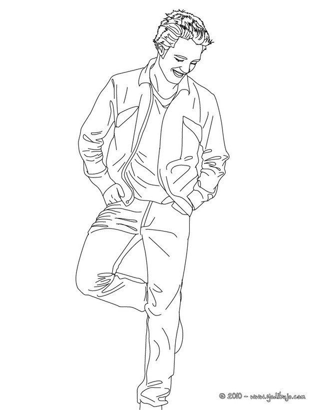 Men In Suits Coloring Pages