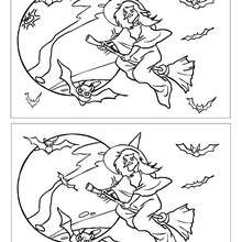 BRUJAS busca las 12 diferencias - Juegos divertidos - Juegos de DIFERENCIAS para niños - Juegos de buscar diferencias HALLOWEEN