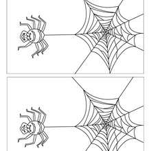 TELARAÑA busca las 5 diferencias - Juegos divertidos - Juegos de DIFERENCIAS para niños - Juegos de buscar diferencias HALLOWEEN