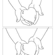 REGALO CORAZON busca las 10 diferencias - Juegos divertidos - Juegos de DIFERENCIAS para niños - Juegos de buscar diferencias SAN VALENTIN - Juegos de pintar diferencias CORAZONES DE SAN VALENTIN