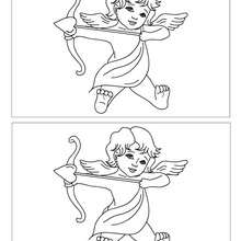 ANGEL CON ARCO busca las 10 diferencias