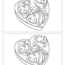 CORAZONES CHOCOLATE busca las 12 diferencias - Juegos divertidos - Juegos de DIFERENCIAS para niños - Juegos de buscar diferencias SAN VALENTIN - Juegos de pintar diferencias CORAZONES DE SAN VALENTIN