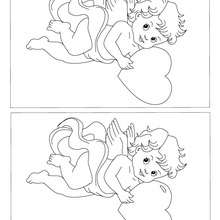 ANGEL CUPIDO busca las 5 diferencias