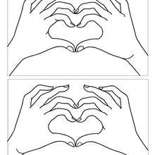 CORAZON A LA MANO busca las 12 diferencias - Juegos divertidos - Juegos de DIFERENCIAS para niños - Juegos de buscar diferencias SAN VALENTIN - Juegos de pintar diferencias CORAZONES DE SAN VALENTIN