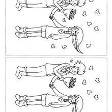 ENAMORADOS busca las 5 diferencias