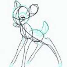 Dibujo de Bambi