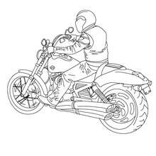 Dibujos para colorear MOTOS - 20 dibujos de moto para pintar y colorear