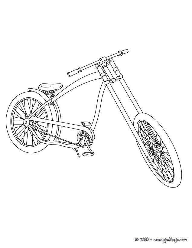 complicaciones Calvo pesado Dibujos para colorear bicicleta trial - es.hellokids.com