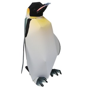 Pingüinos de papel 3D