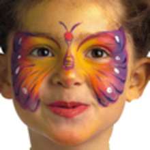 MARIPOSA multicolor - Manualidades para niños - MAQUILLAJE para niños - Maquillaje MARIPOSA