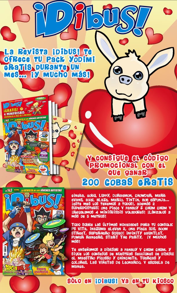 Revista ¡Dibus! 143: Febrero 2012 con 200 cobas gratis