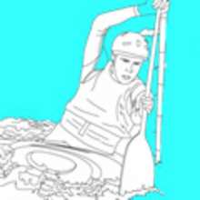 Dibujo para colorear los DEPORTES ACUATICOS - Dibujos para colorear DEPORTES - Dibujos para Colorear y Pintar