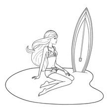 Featured image of post Dibujos Para Pintar De Barbie En La Playa Barbie quiere estrenar su casa en el campo necesita de tu ayuda para decorar su peque a casa usa tu creatividad y juega a ser u