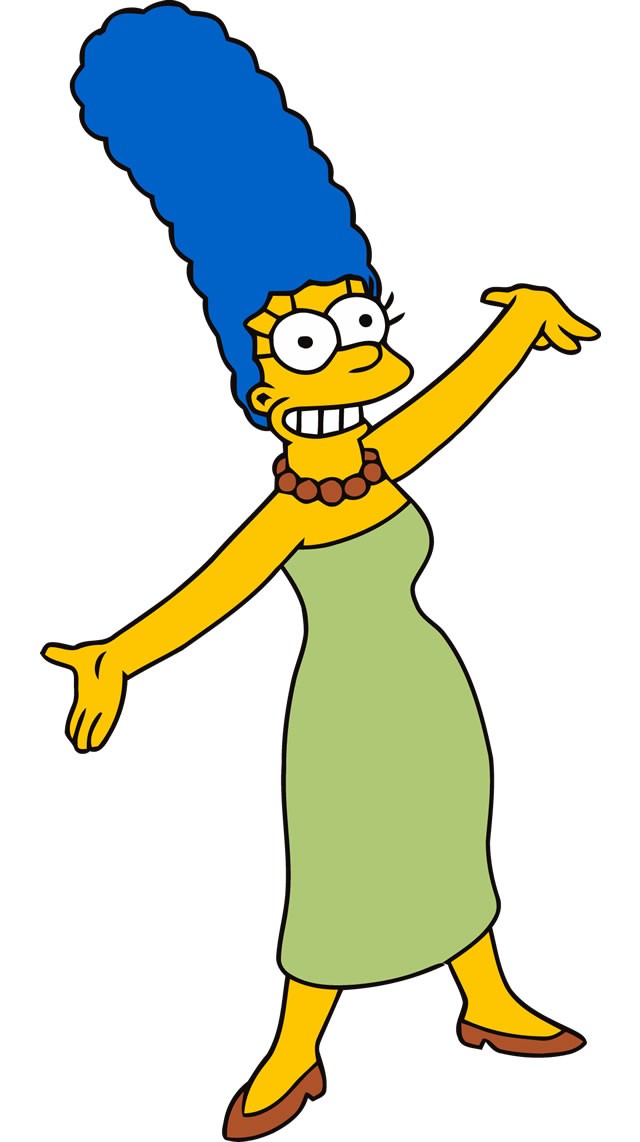 Aprender A Dibujar Dibujo De Marge Simpson 